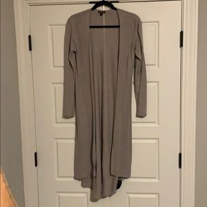 Express Long Tan Sweater